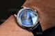 Perfect Replica Omega De Ville Blue Roman Dial Stainless Steel Smooth Bezel 39.5mm Watch (9)_th.jpg